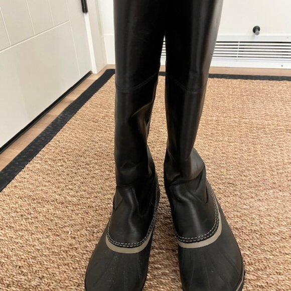 Sorel Slimpack Riding Tall Winter Equestrian Boot - Black 10.5 - Picture 4 of 8